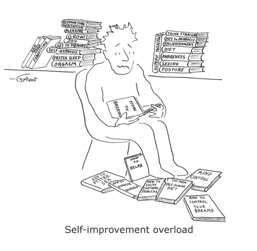 Self-Improvement Overload